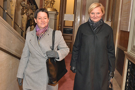 Die Wiener Stadträtin Sandra Frauenberger und Sonja Wehsely