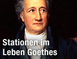 Porträt von Johann Wolfgang von Goethe
