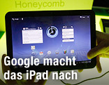 Tablet-PC mit dem Betriebssystem Android 3.0 Honeycomb