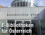 Eingang zur Hauptbücherei Wien