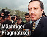 Der heutige türkische Premier Tyyip Erdogan als Bürgermeister von Istanbul 1998