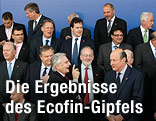Gruppenfoto vom Ecofin-Gipfel