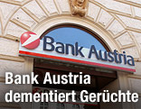 Bank Austria Schriftzug