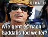Ehemaliger libysche Machthaber Muammar al-Gaddafi