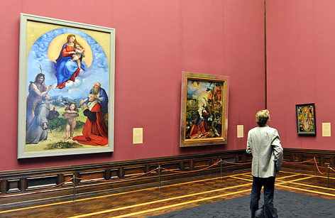 Gemälde "Madonna die Foligno" von Raffael