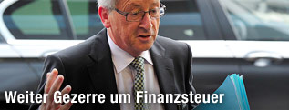 Vorsitzender der Euro-Gruppe Jean Claude Juncker
