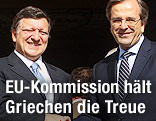 EU-Kommissionspräsident Jose Manuel Barroso und der griechische Regierungschef Antonis Samaras
