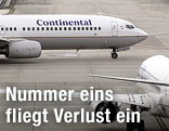 Flugzeug der Fluggesellschaft Continental