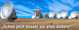 Teleskope in der chilenischen Atacama-Wüste