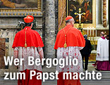 Kardinäle ziehen in die Sixtinische Kapelle ein