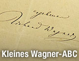 Unterschrift von Richard Wagner