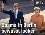 US-Präsident Obama und deutsche Kanzlerin Merkel