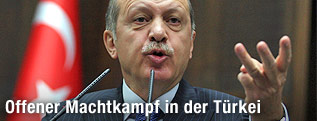 Der türkische Premierminister Recep Tayyip Erdogan