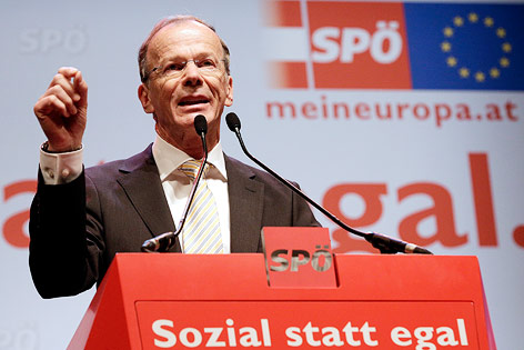 Der Spitzenkandidat der SPÖ für die EU-Wahl, Eugen Freund