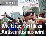 Pro-palästinensische Demonstranten in Rotterdam, Niederlande