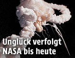 Exlposion der Raumfähre „Challenger“ kurz nach ihrem Start
