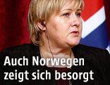 Die norwegische Ministerpräsidentin Erna Solberg