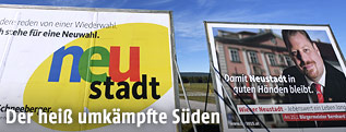 Wahlplakate in Niederösterreich