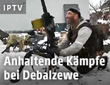 Ukrainische Soldaten bei Debalzewe