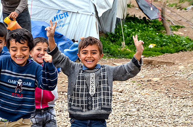 Flüchtlingscamp in Erbil