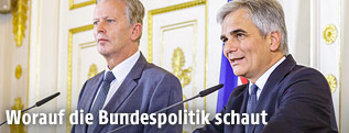 Bundeskanzler Werner Faymann und Vize Reinhold Mitterlehner