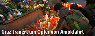 Trauerkerzen in Graz