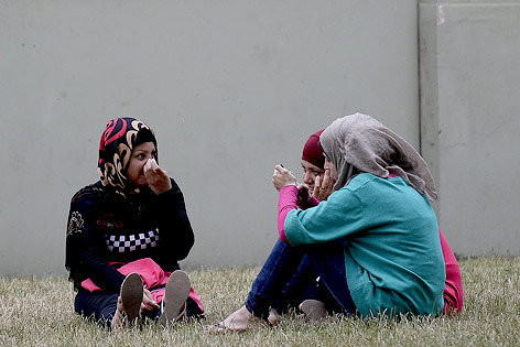Flüchtlinge im Erstaufnahmezentrum Traiskirchen