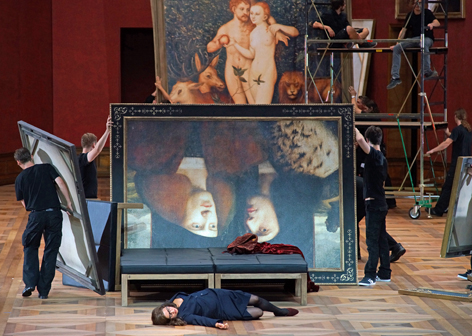 Szene aus "Il trovatore" bei den Salzburger Festspielen