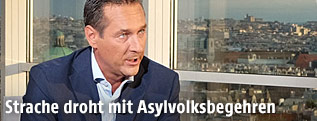 FPÖ-Chef Heinz-Christian Strache im ORF-Sommergespräch