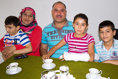 Die kurdisch-syrische Familie Ibrahim