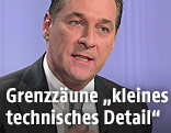FPÖ-Chef Heinz Christian Strache in der ORF-Pressestunde