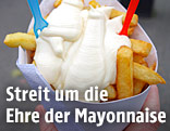 Pommes frittes mit Mayonnaise