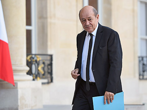 Frankreichs Verteidigungsminister Jean-Yves Le Drian