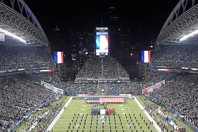 Gedenkminute in Seattle vor dem NFL-Spiel zwischen Seattle und Arizona
