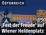 "Fest der Freude" am Heldenplatz