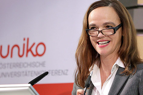 Die bisherige Präsidentin der Universitätenkonferenz (Uniko) Sonja Hammerschmid