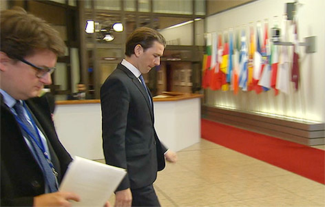 Außenminister Sebastian Kurz