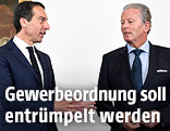 Bundeskanzler Christian Kern (SPÖ) und Vizekanzler Reinhold Mitterlehner (ÖVP)