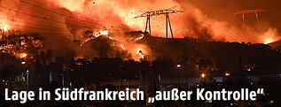 Brand in Südfrankreich