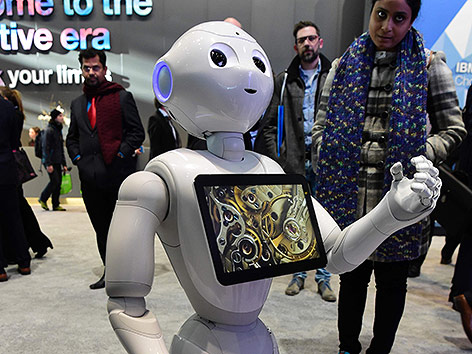 Der IBM Watson Roboter "Pepper"
