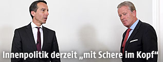 Bundeskanzler Christian Kern und Vizekanzler Reinhold Mitterlehner