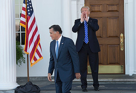 Mitt Romney und Donald Trump