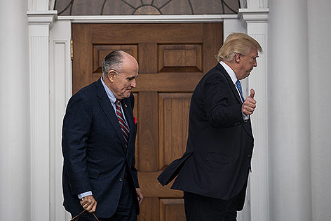 Rudy Giuliani und Donald Trump