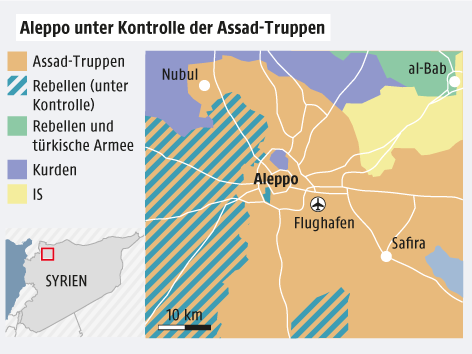 Karte von Aleppo