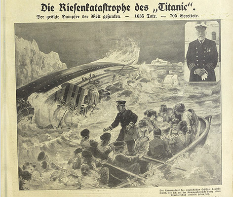 Untergang der Titanic. In: Das Interessante Blatt, 25. April 1912