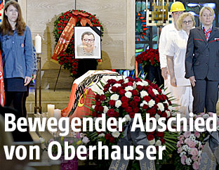 Trauerfeier für Sabine Oberhauser