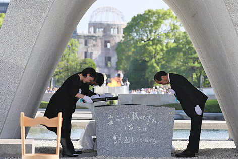 Gedenkfeier in Hiroshima