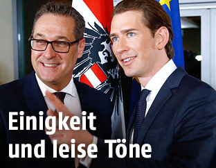 Sebastian Kurz (ÖVP) und Heinz Christian Strache (FPÖ)