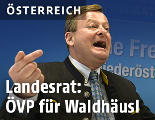 FPÖ-NÖ-Klubobmann Gottfried Waldhäusl