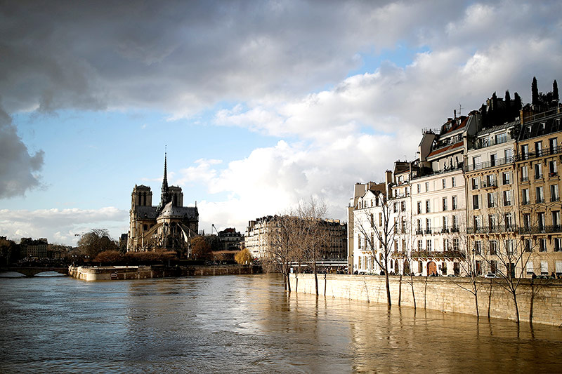 Hochwasser in Paris